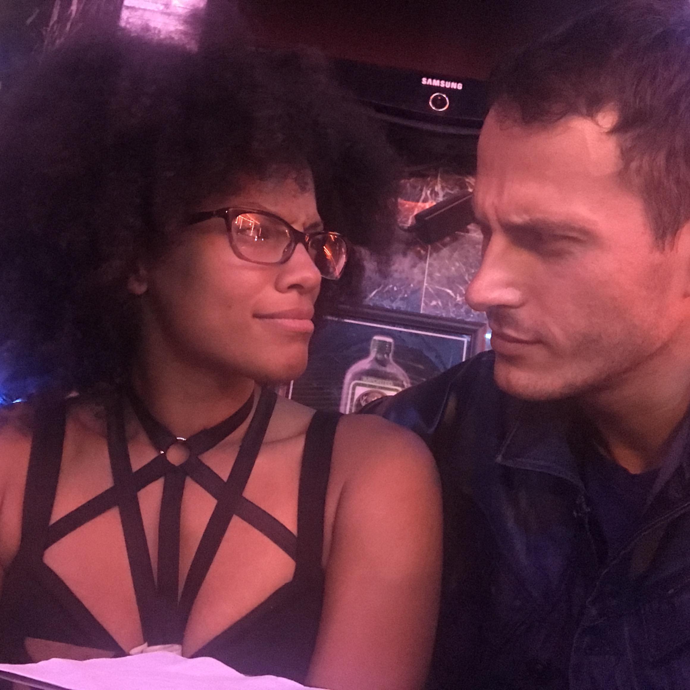 Having late night debates at a bar in Atlanta, GA.