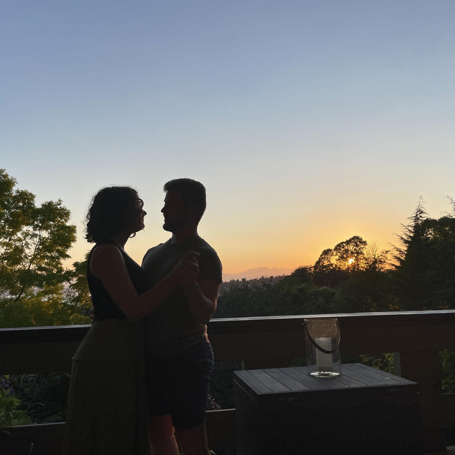 Road trip adventures - enjoying the sunset in Seattle