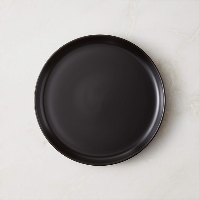 Mori Matte Black Salad Plate