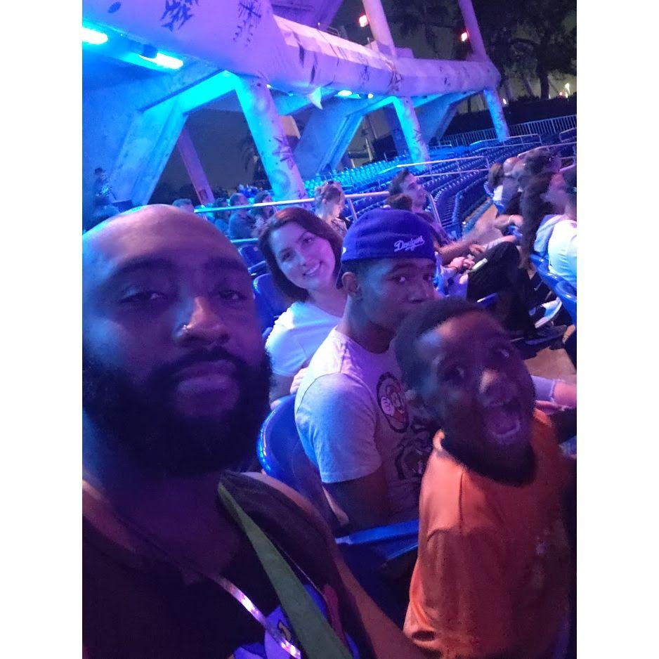 Calvin, Kara, & the boys at Sea World - December 2022