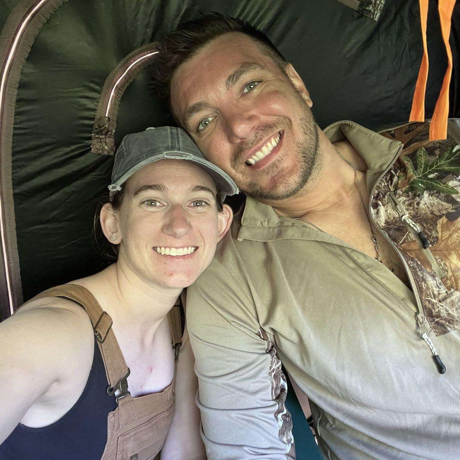 Wishing he was hunting...