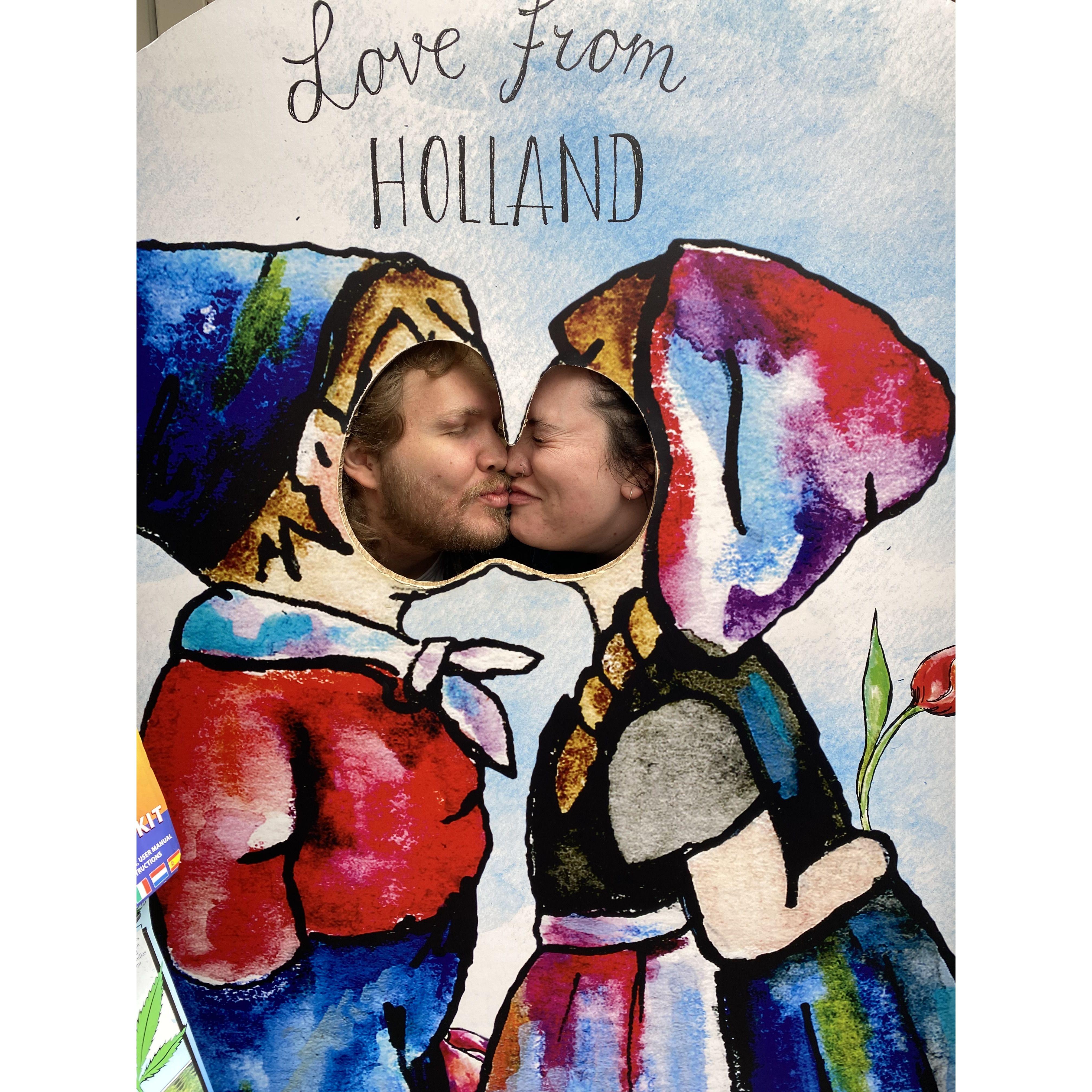 Our first international trip (David lost his passport)