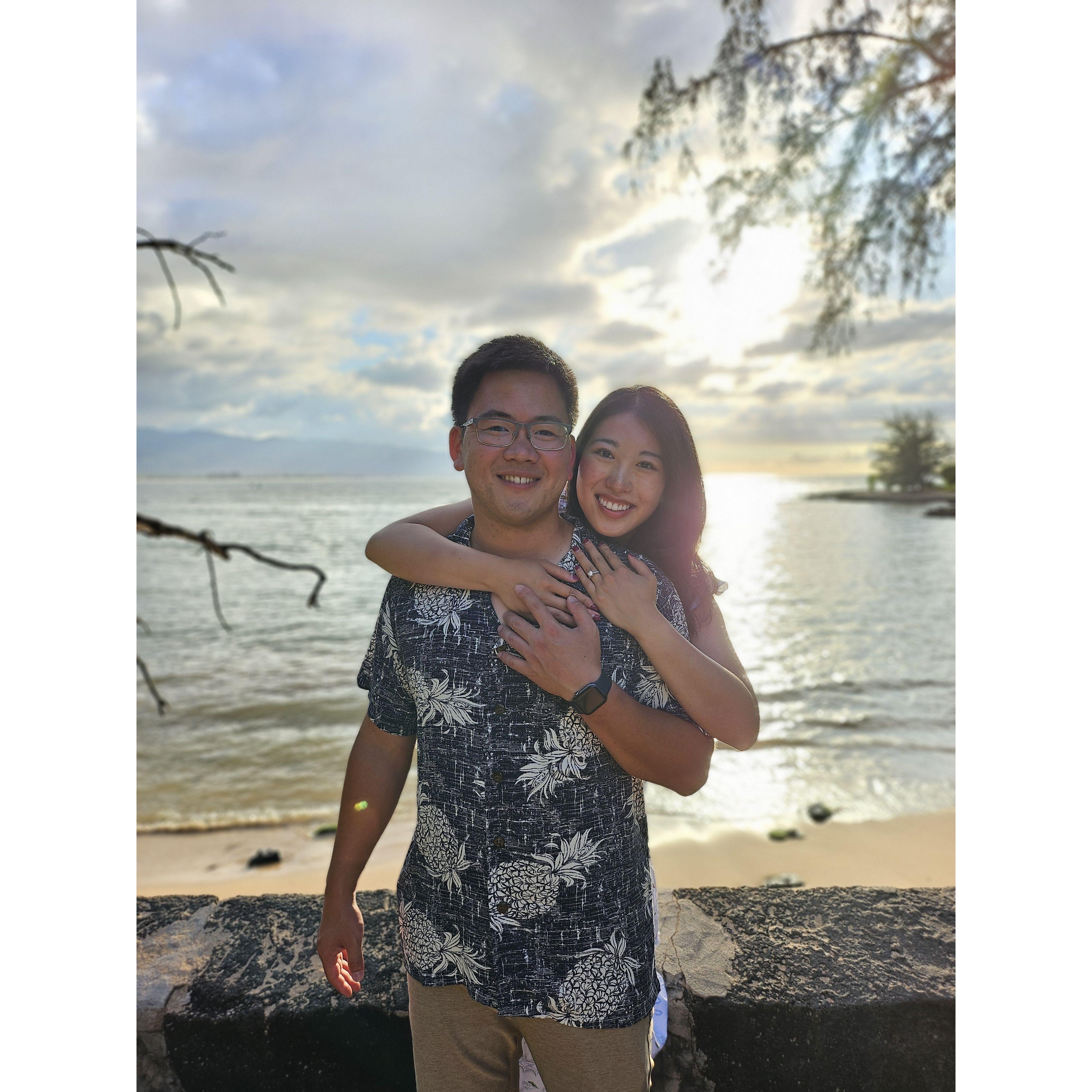 From our engagement day in Hawaii