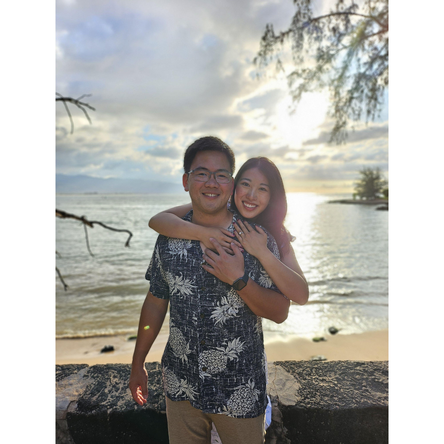 From our engagement day in Hawaii