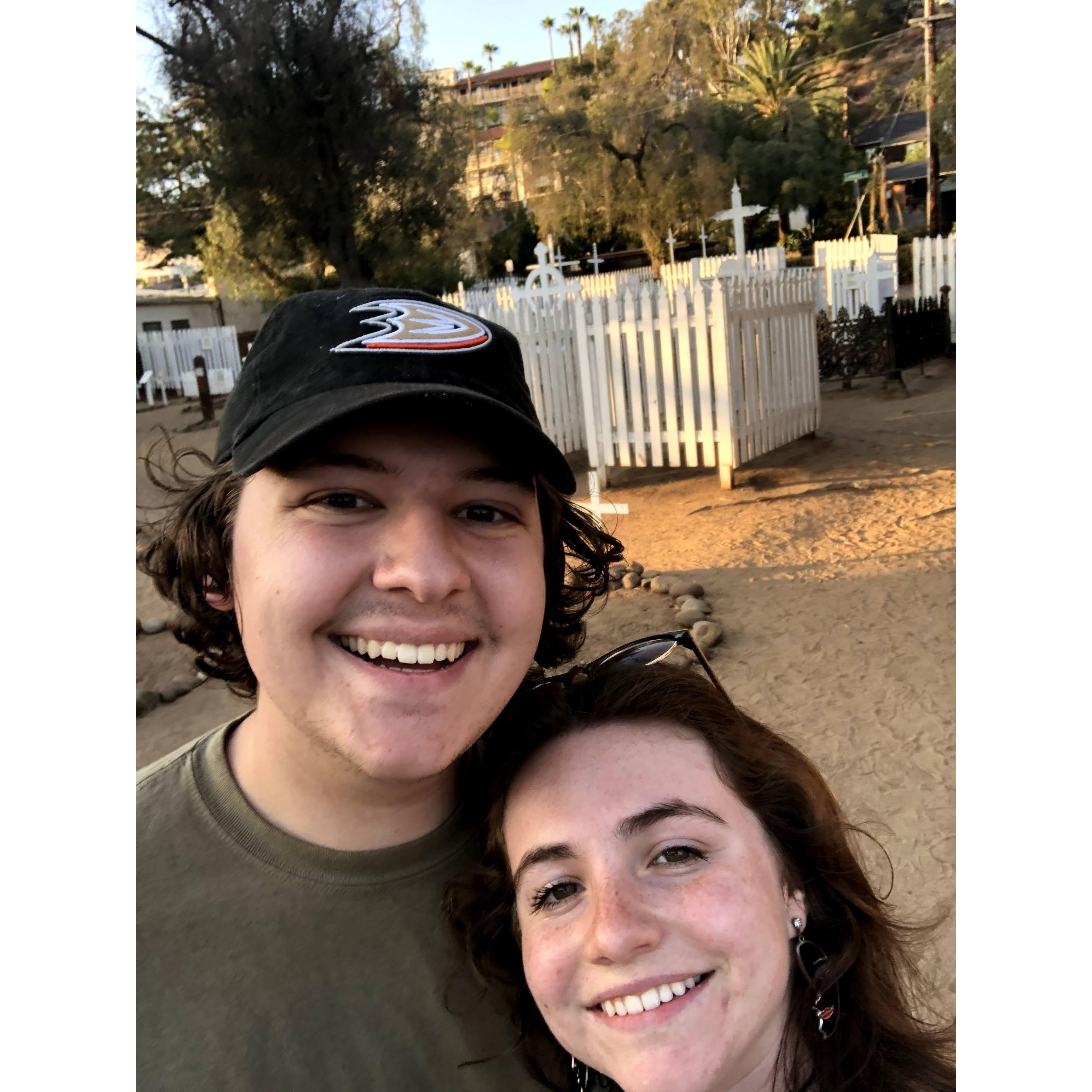 We went and visited Old Town together in California