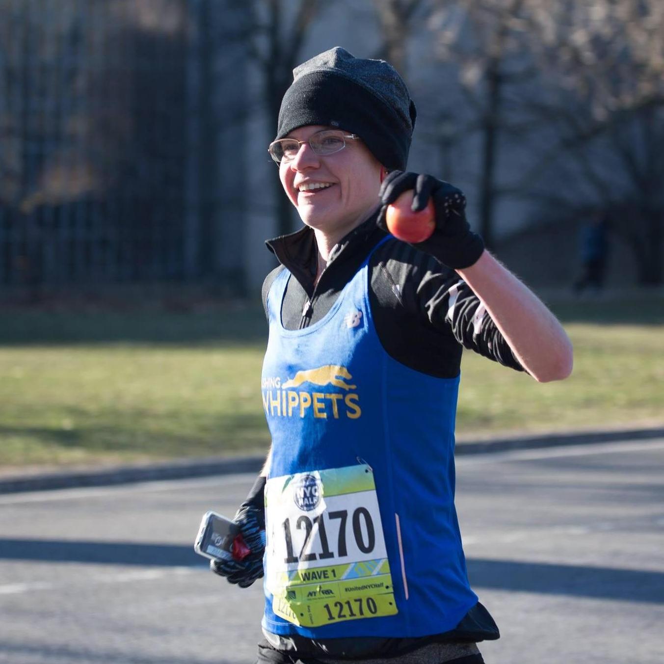 Mile 10ish of the NYC Half Marathon :D