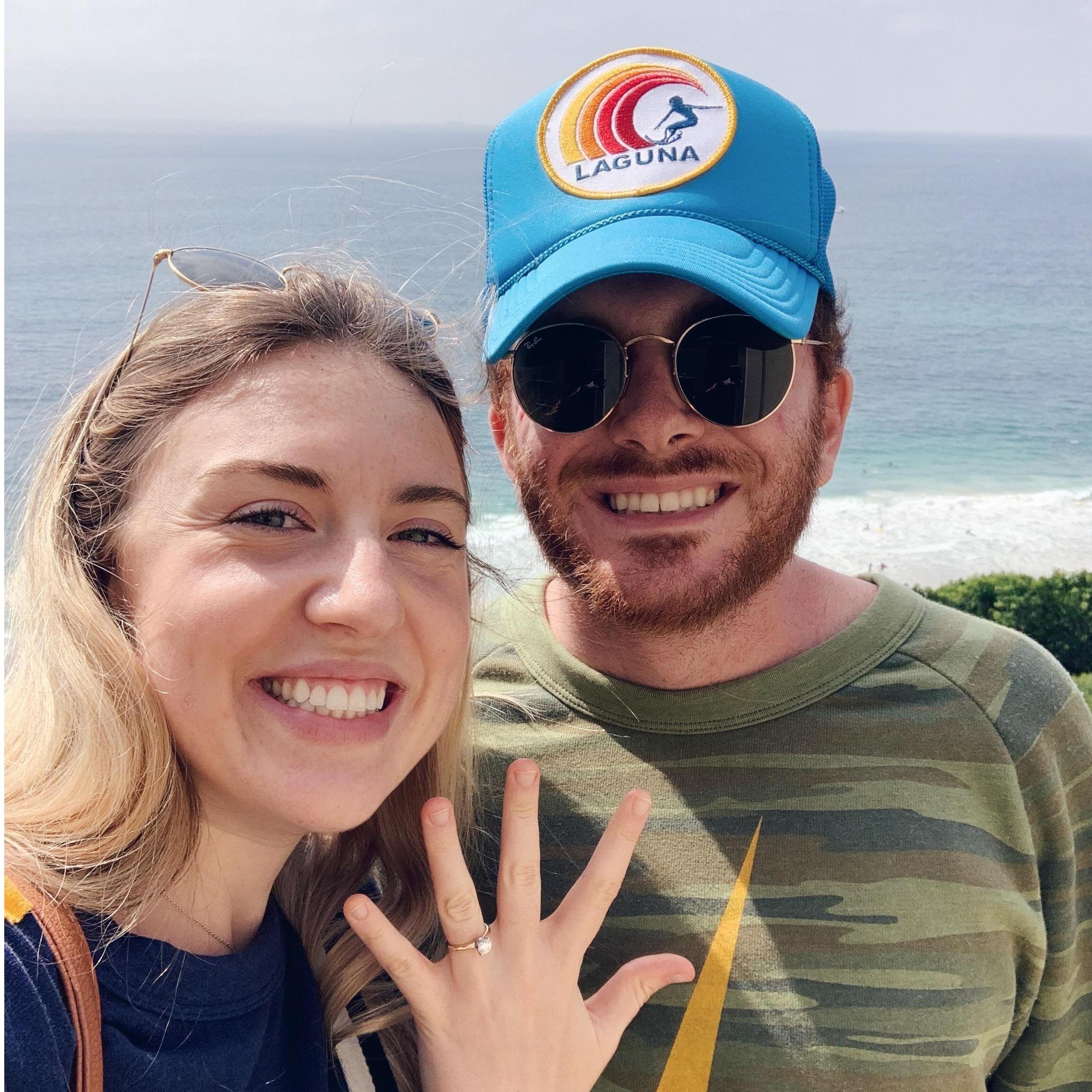 We went to Laguna, CA for a day, and Anthony popped the question on the beach!
