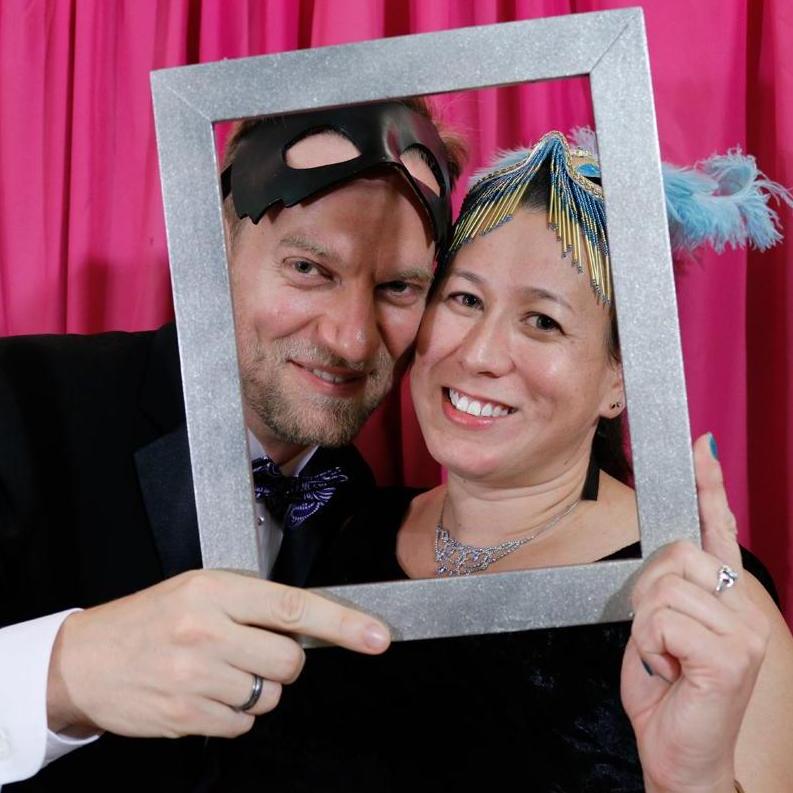 Dawn invited Mike to the ABL Masquerade Ball 2017. He couldn't make it, but helped host the ABL Masquerade Ball 2018.