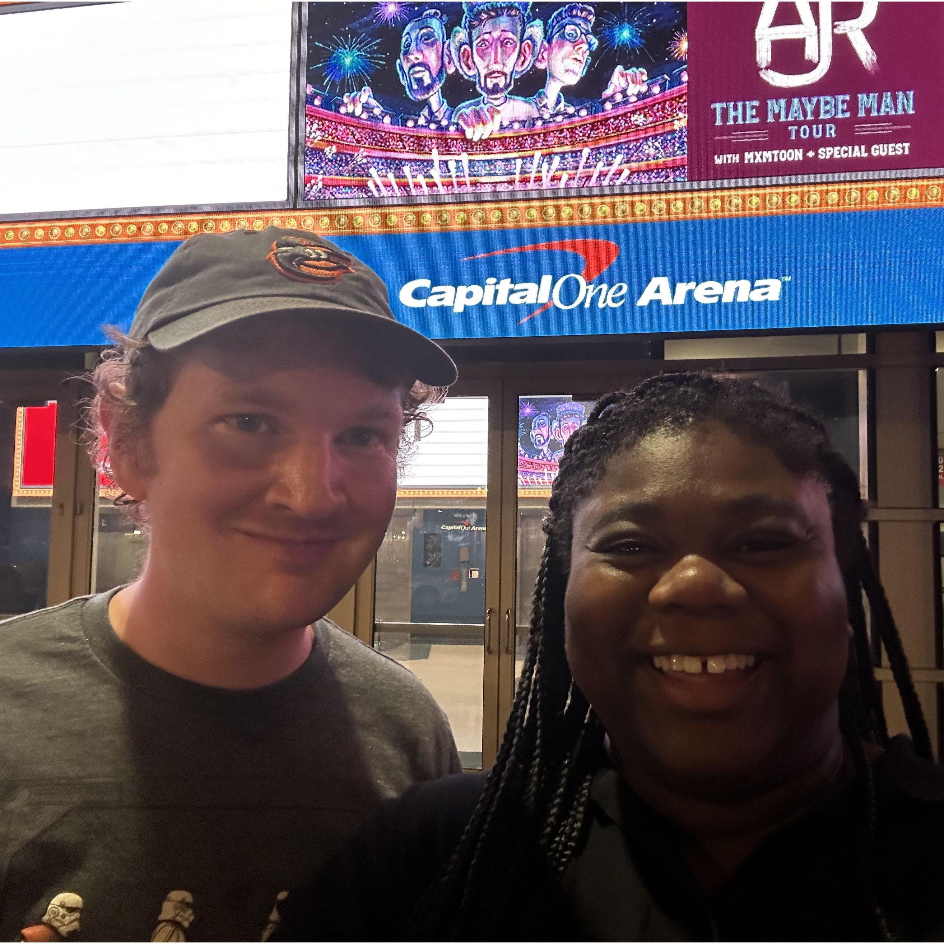 Went to see an AJR concert in DC