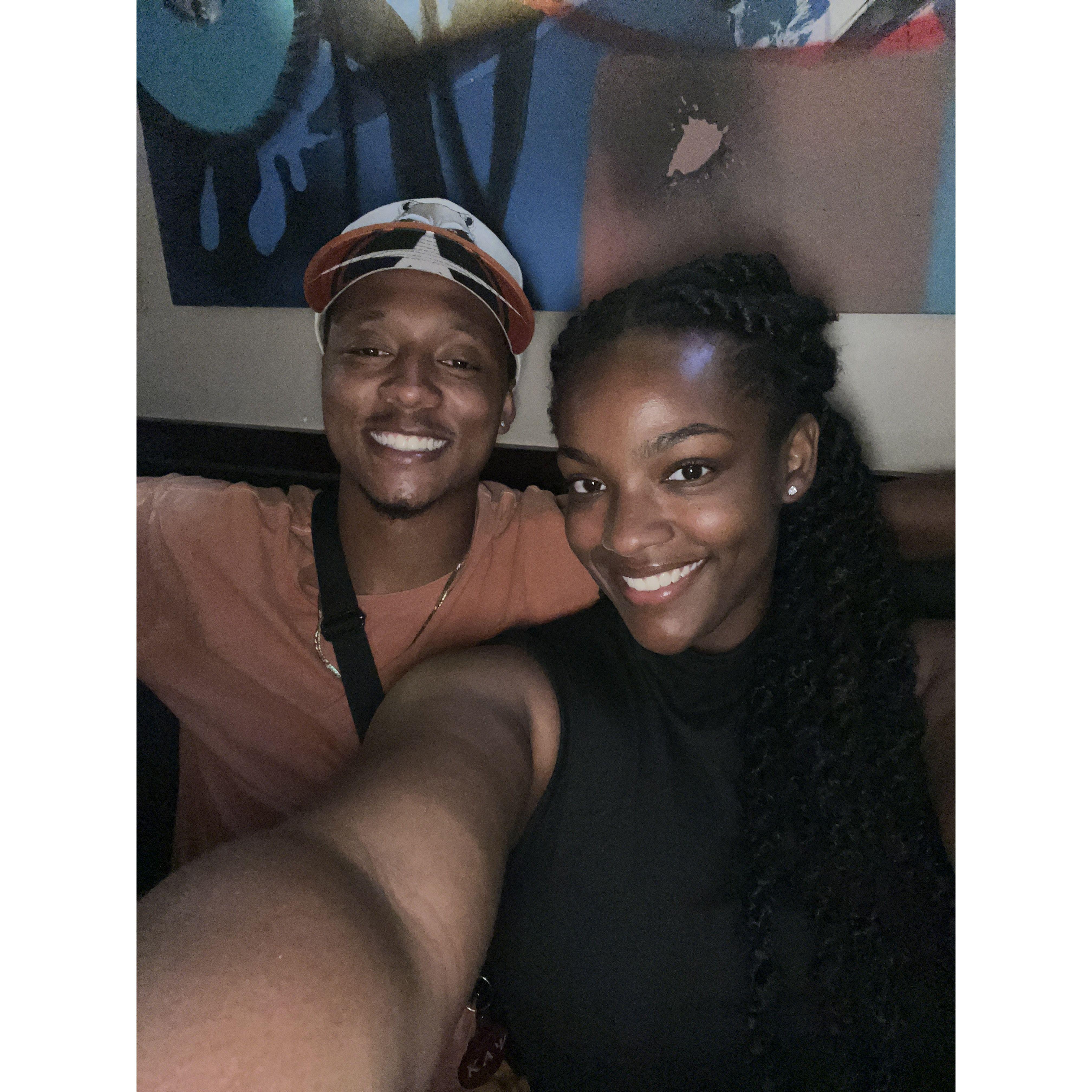 The day we became "official"