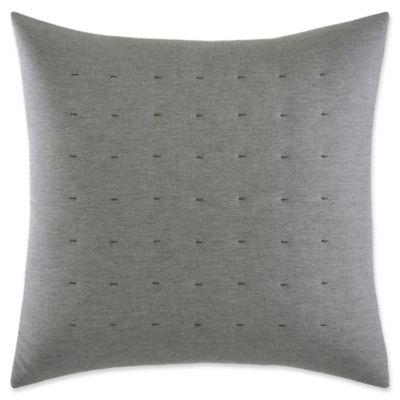 Vera Wang™ Tuille Floral Tufted Square Throw Pillow in Grey