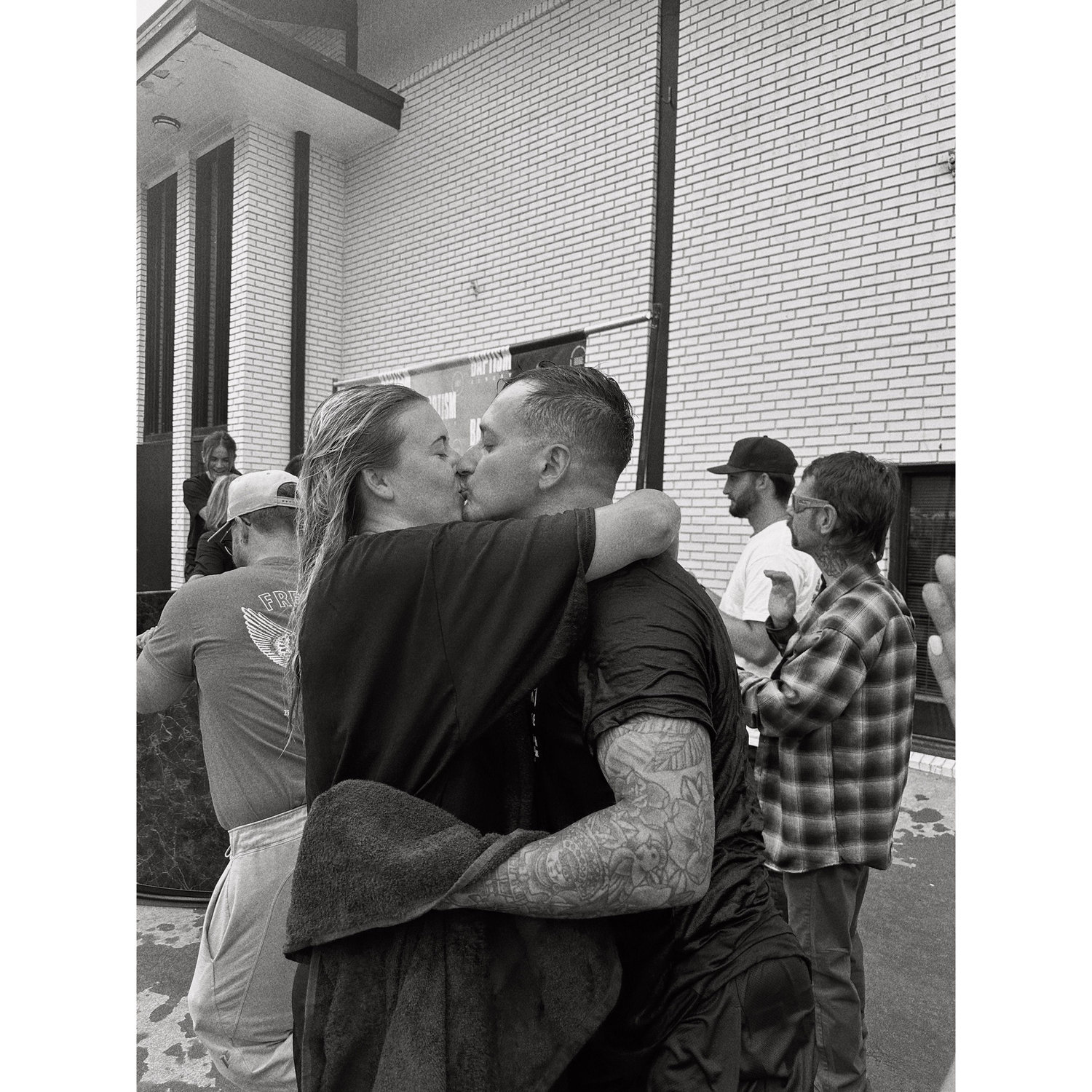 The day we were both baptized