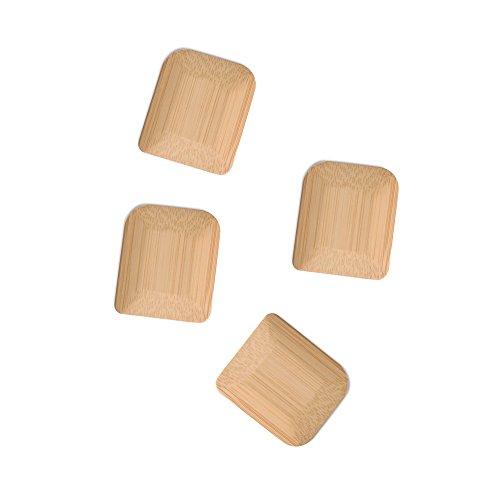 bambu, Organic Bamboo Pot Scrapers, Food Safe Kitchen Tools - Set of 4