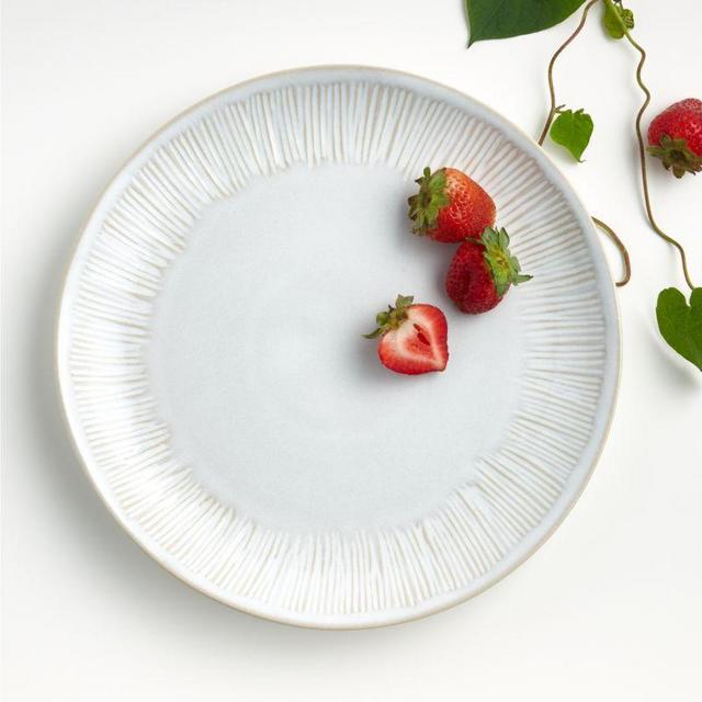 Dover White Dinner Plate | Crate & Barrel