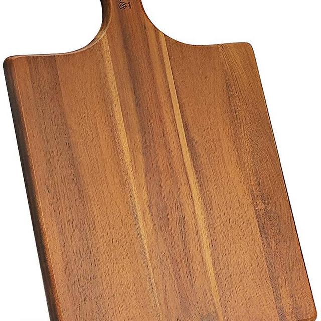 AIDEA Wood Cutting Board Large Charcuterie Board Serving Tray With Handle (17"x11")