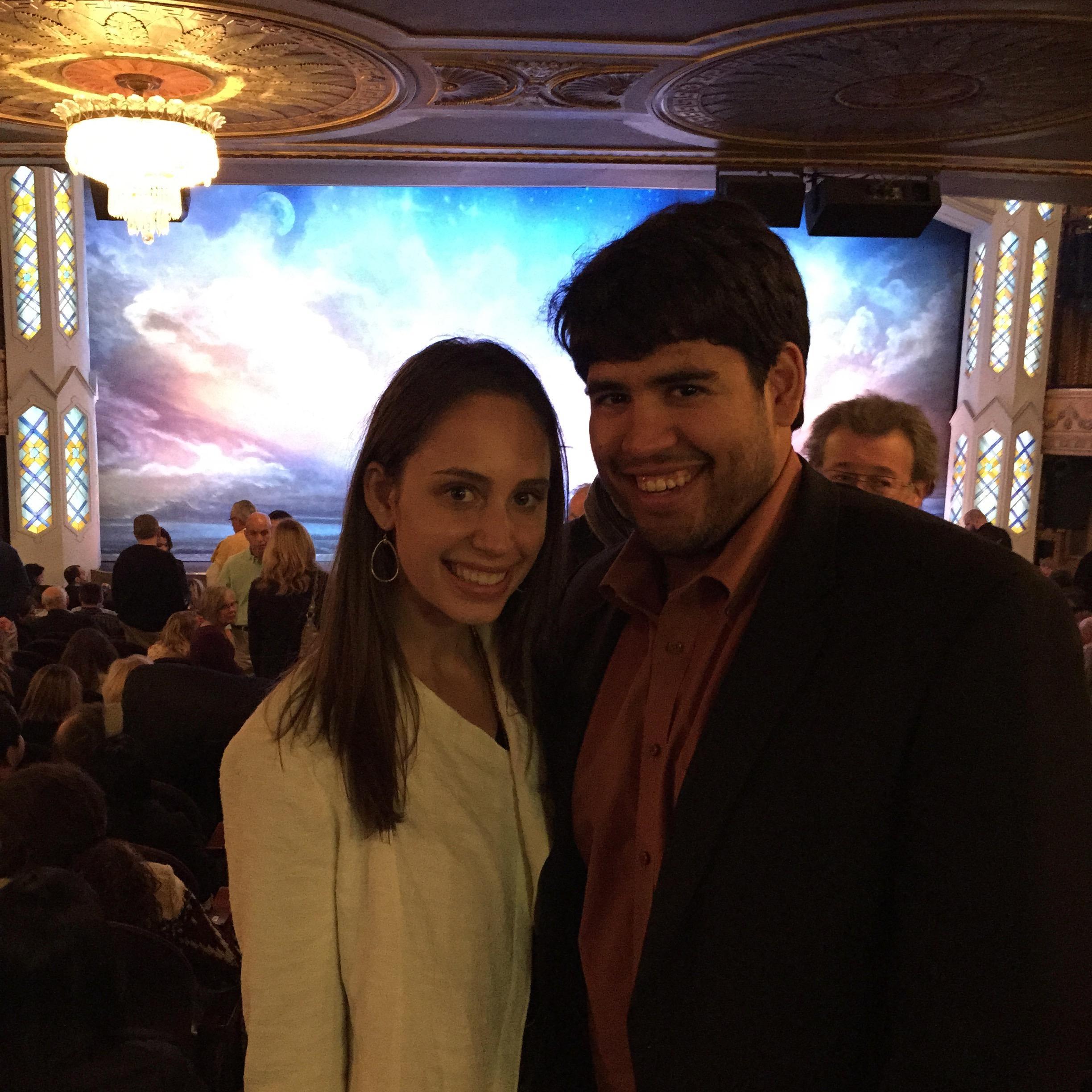At Book of Mormon in NYC 2015