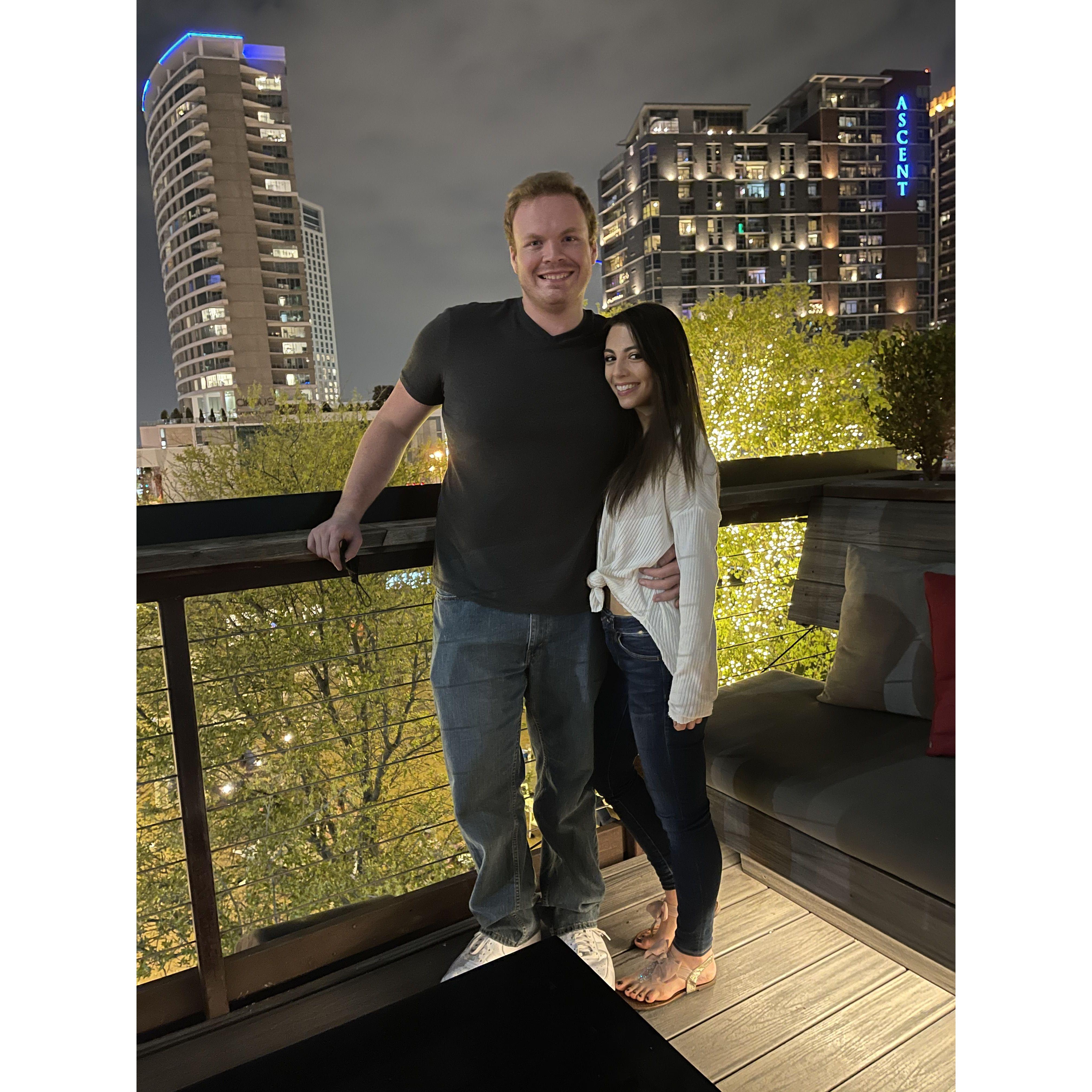 Our first night in Dallas