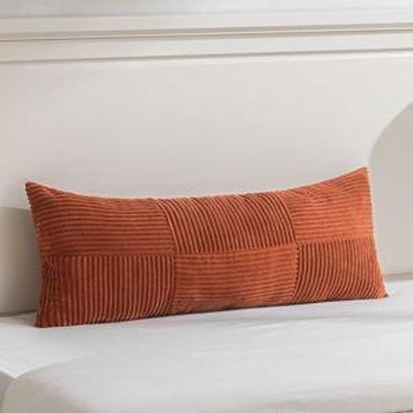 burnt orange pillow