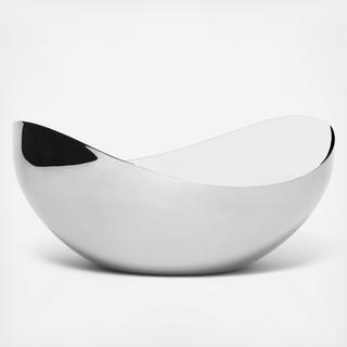 Seascape Stainless Steel Wavy Bowl