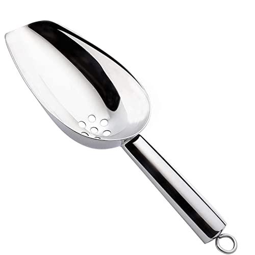 MIU France Large Stainless Steel Slotted Turner, 3 by 11-Inch