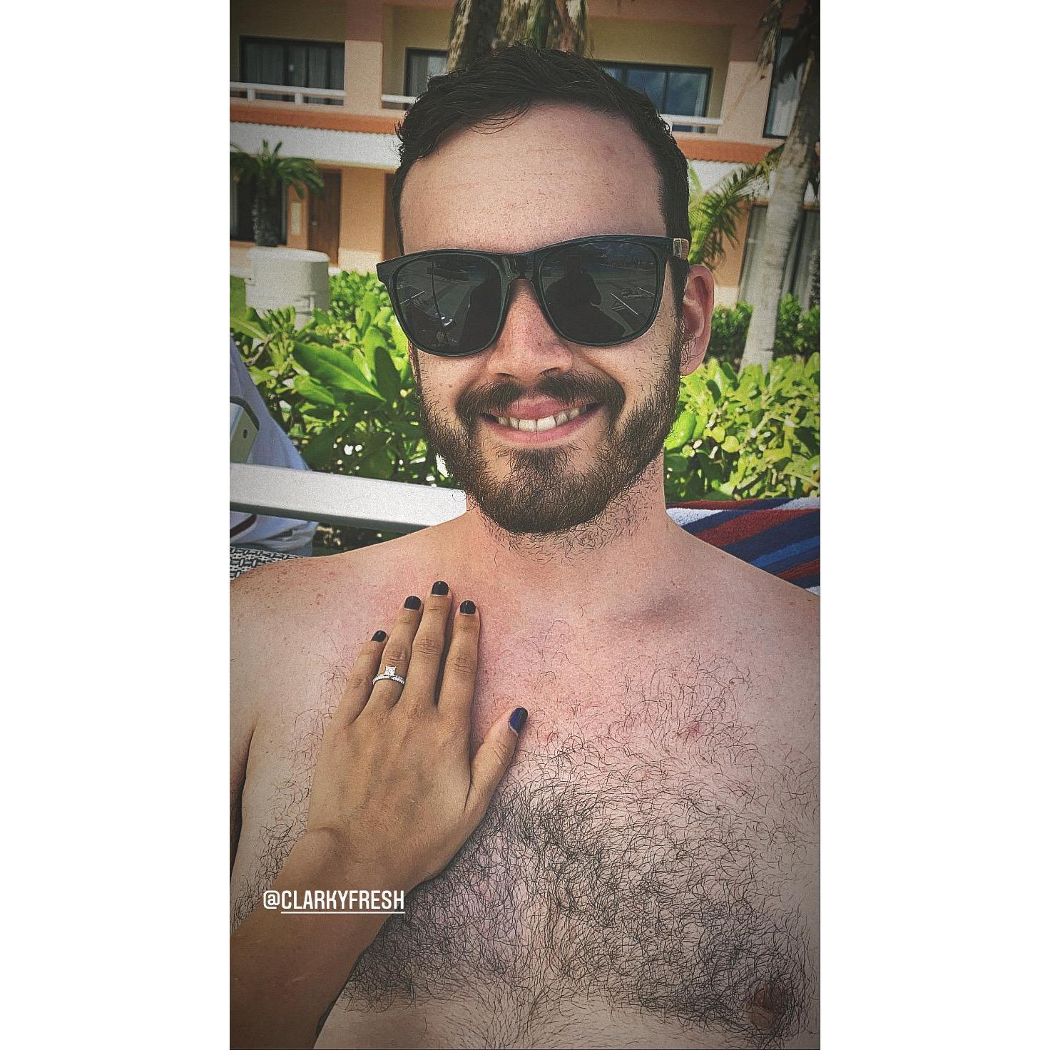 Engaged in Cancun, Mexico 2020