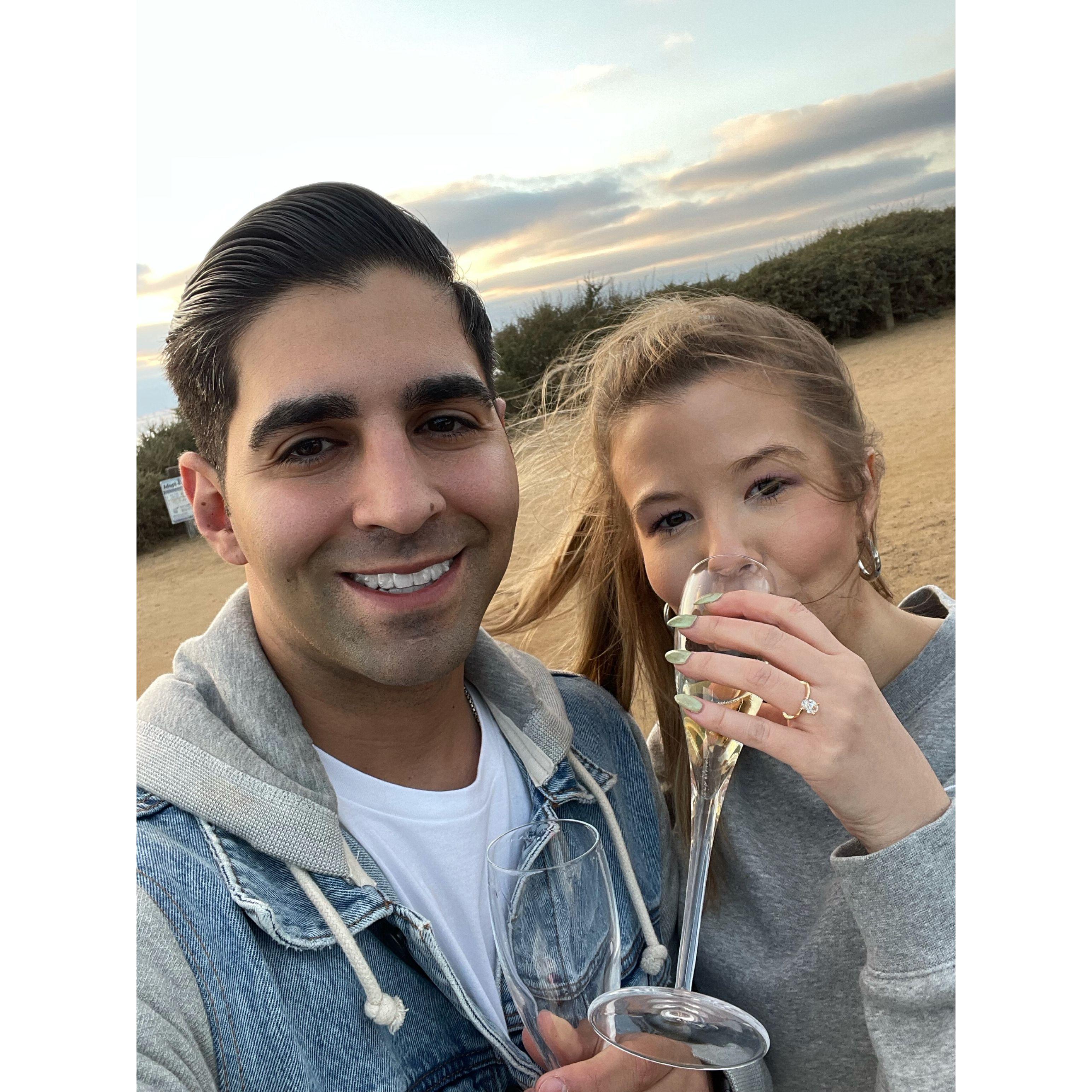 Right after Nima proposed!