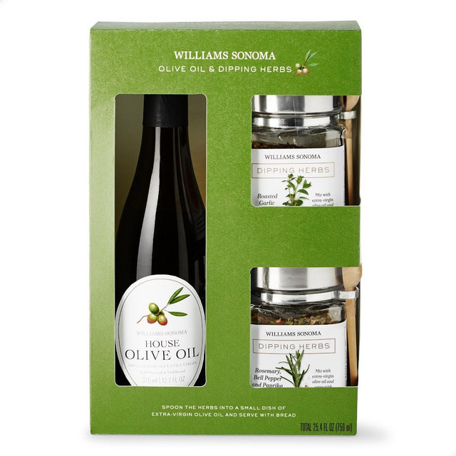 Williams Sonoma Dipping Herbs and Oil Gift Set