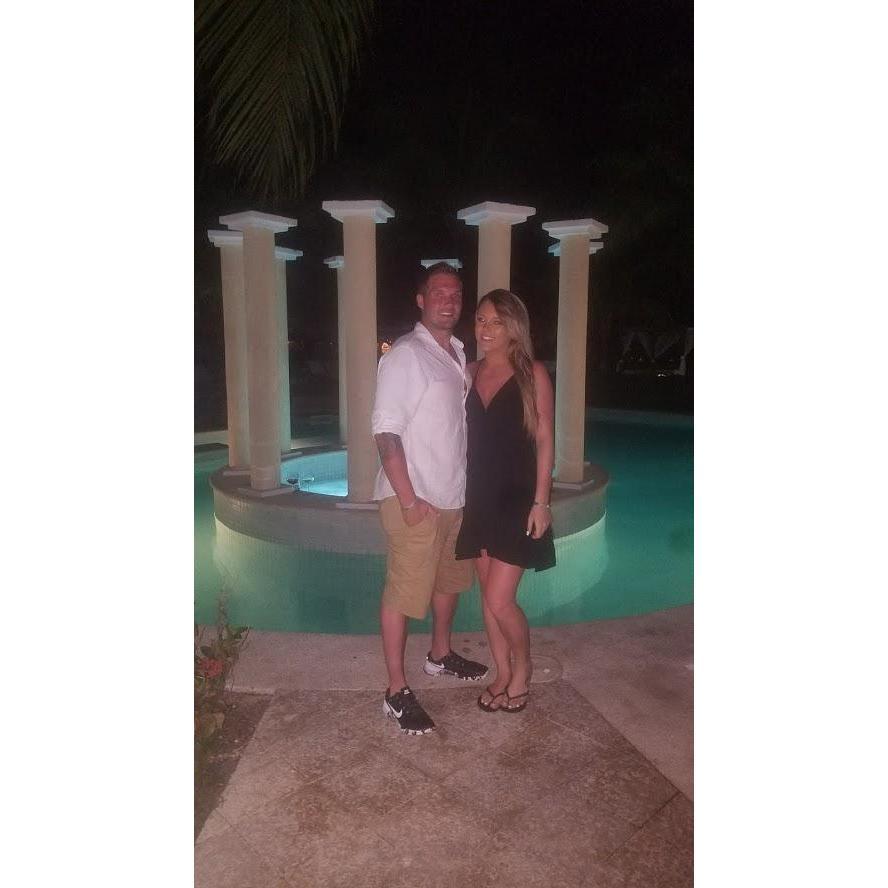Sporting a sunburn in Mexico