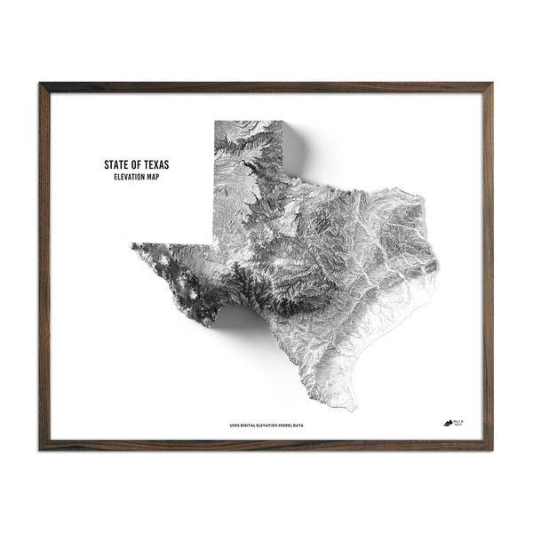 Texas Elevation Map