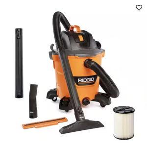 12 Gal. 5.0 Peak HP NXT Shop Vacuum Wet Dry Vac with General Debris Filter, Locking Hose and Attachments HD1200