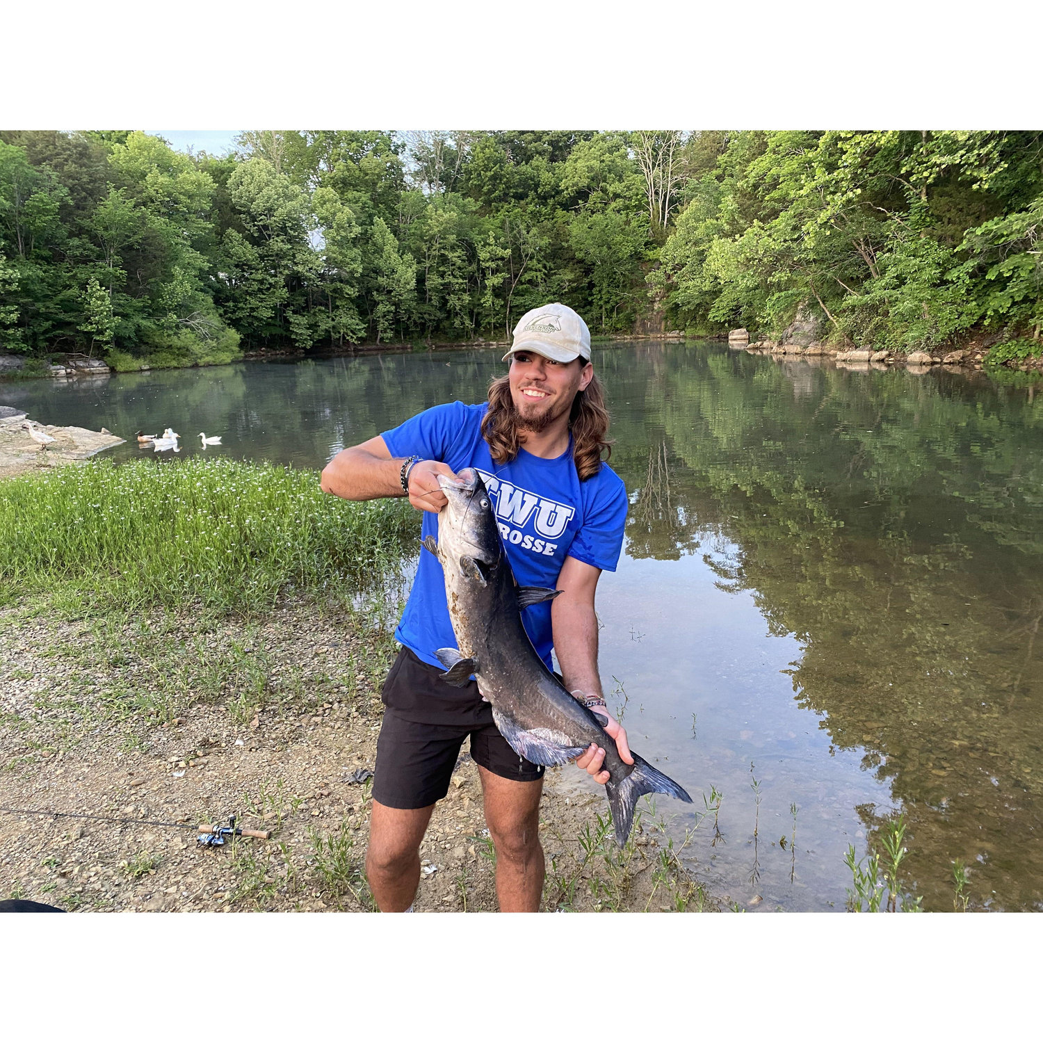 Kyle loves to fish!
