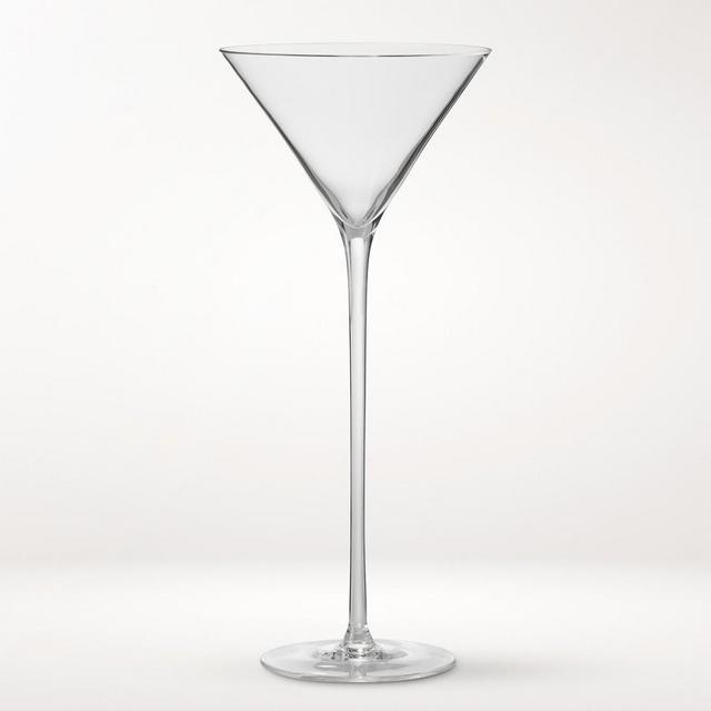 Elevé Long Stem Craft Martini Glasses, Set of 4