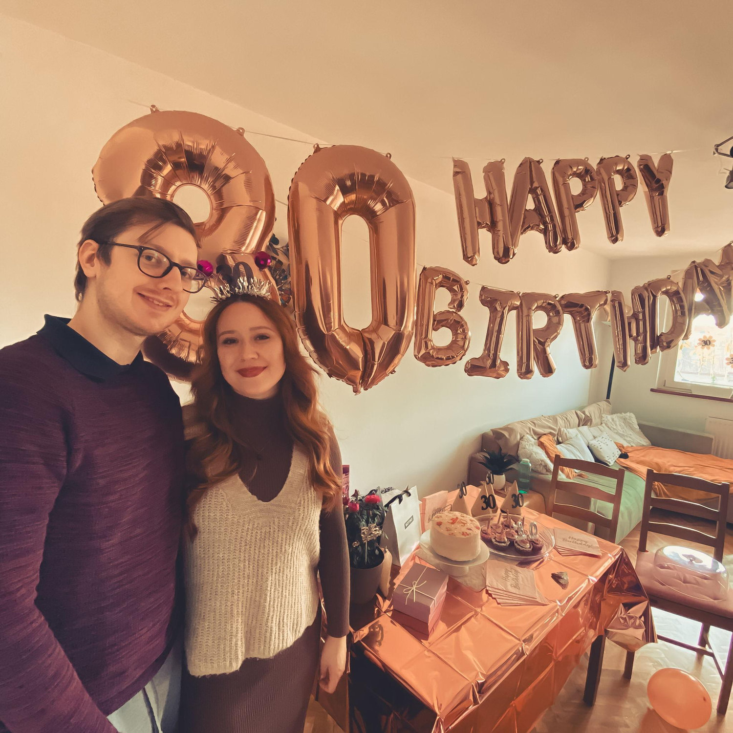 Liz's 30th birthay, the start of a new decade