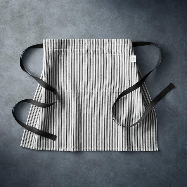Open Kitchen by Williams Sonoma Half Apron, Black