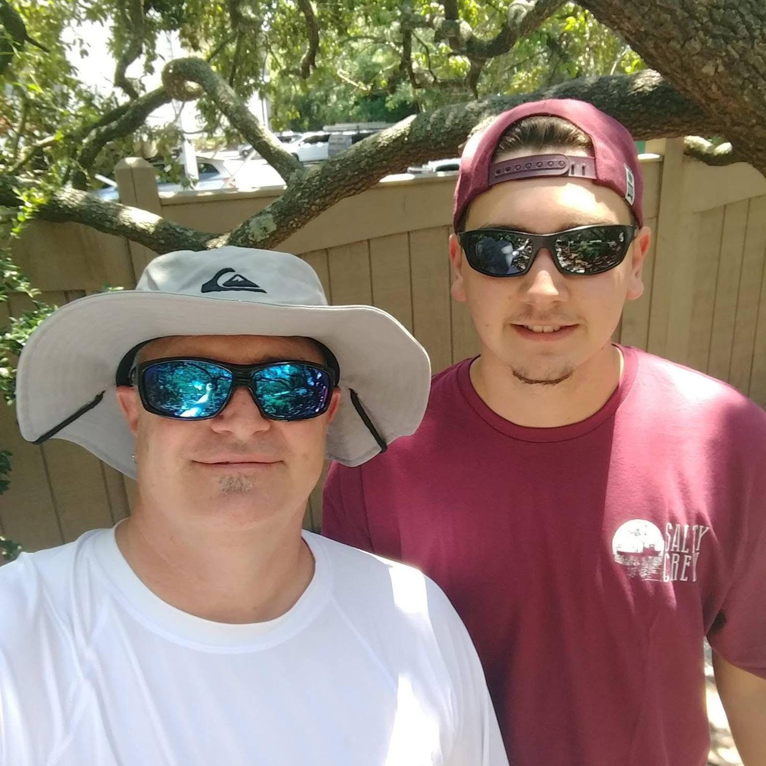 Bryce and his dad, Bobby.