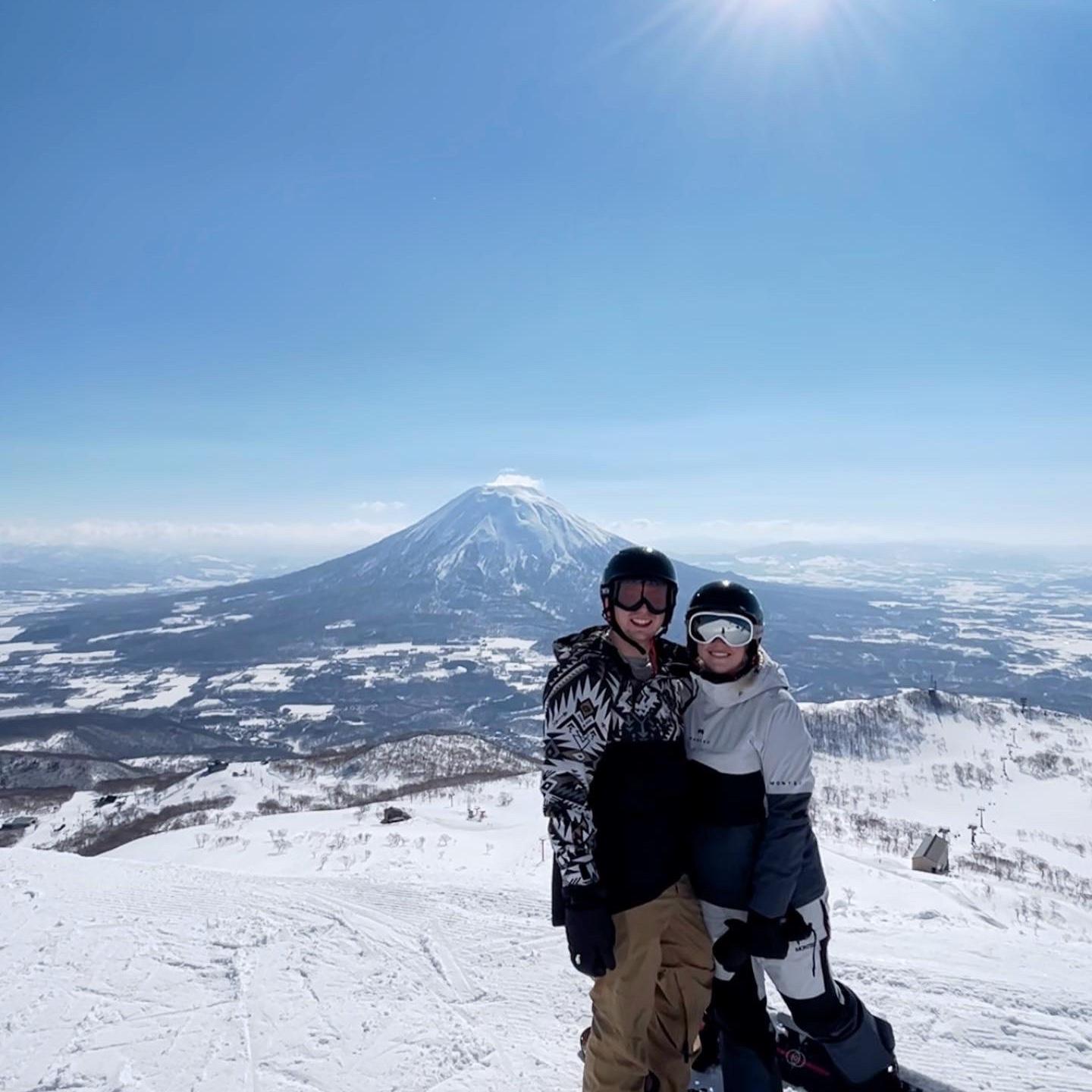 Snowboarding at Niseko in Japan for Nick's birthday!