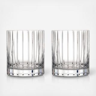 Avenue Double Old Fashioned Glass, Set of 2