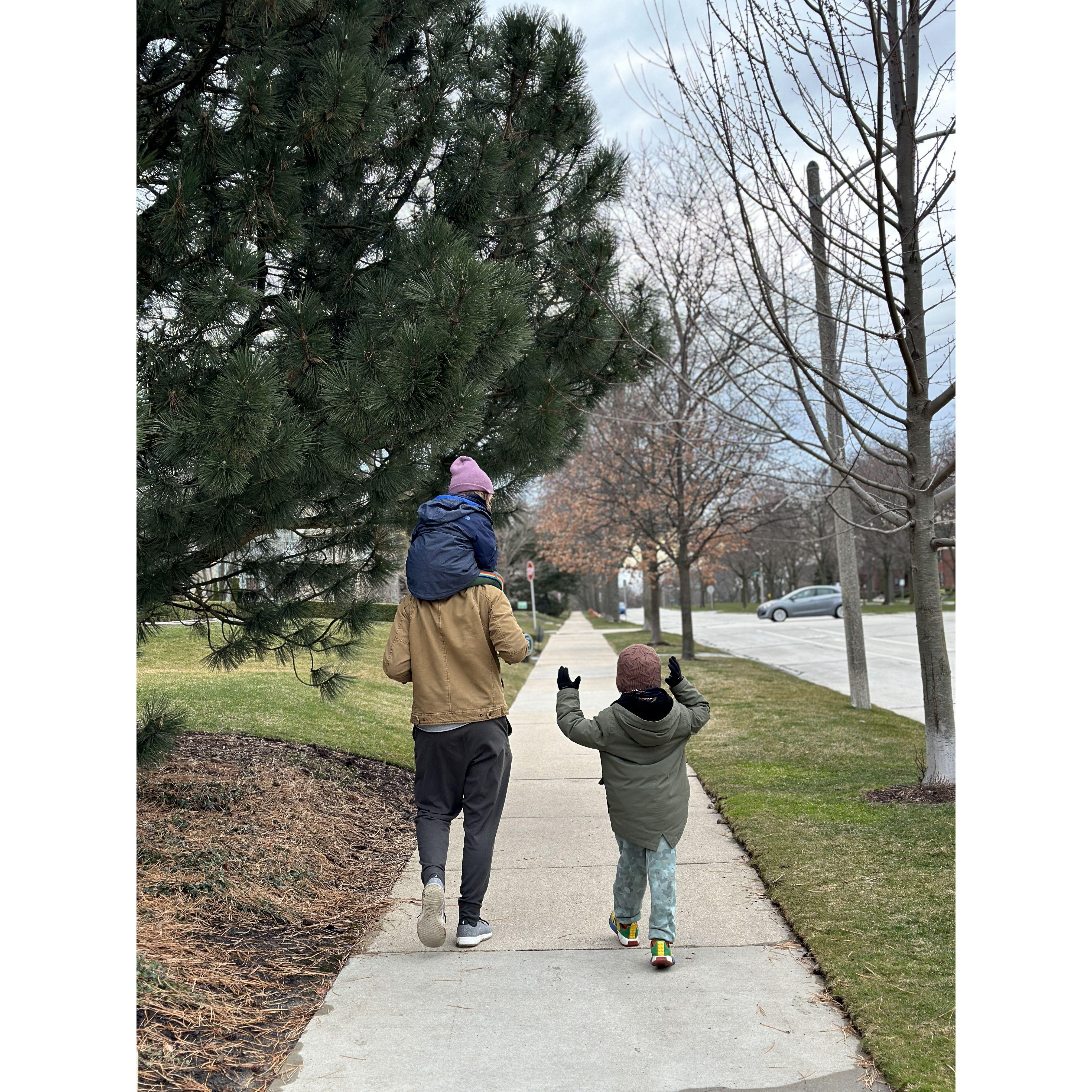 Walk home from the park 2024