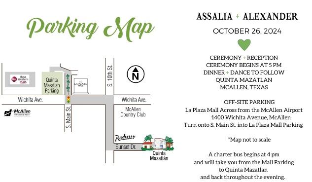 The Wedding Website of Assalia Belmares and Alexander Thomas