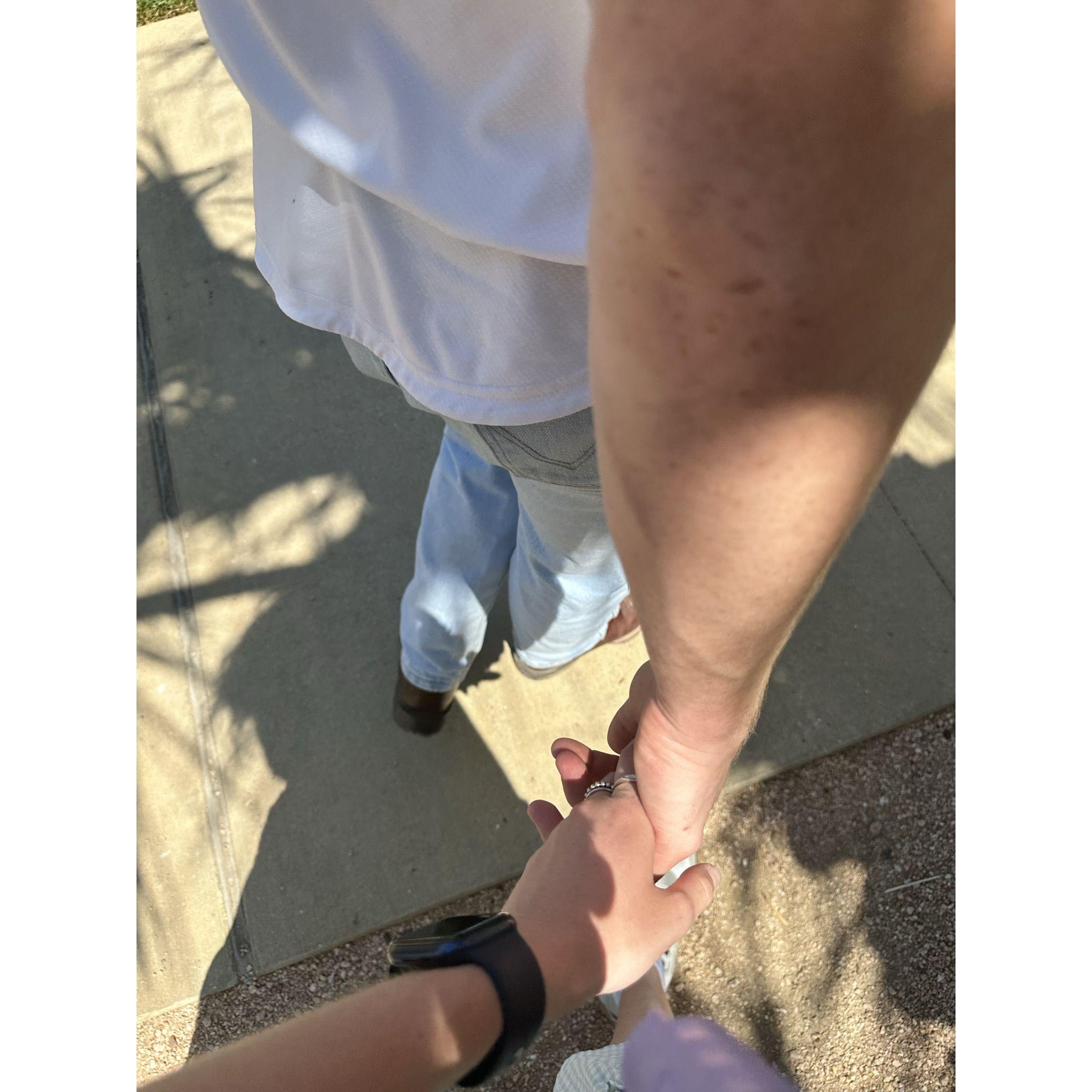 09/10/2023.
We first said "I love you" just before this photo was taken at the gardens on Texas A&M's campus.