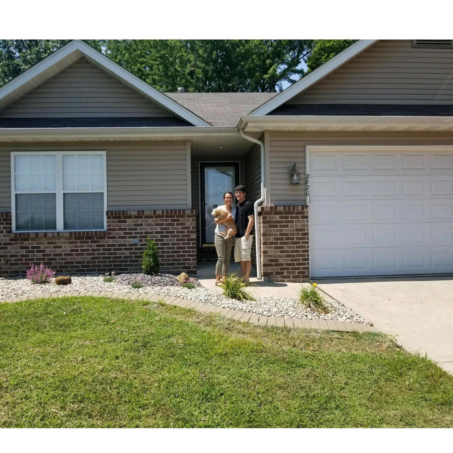 We bought a house together!