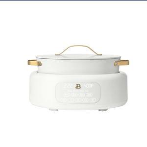 Beautiful 10 in 1, 6 Qt Electric Multi-Cooker, White Icing by Drew Barrymore