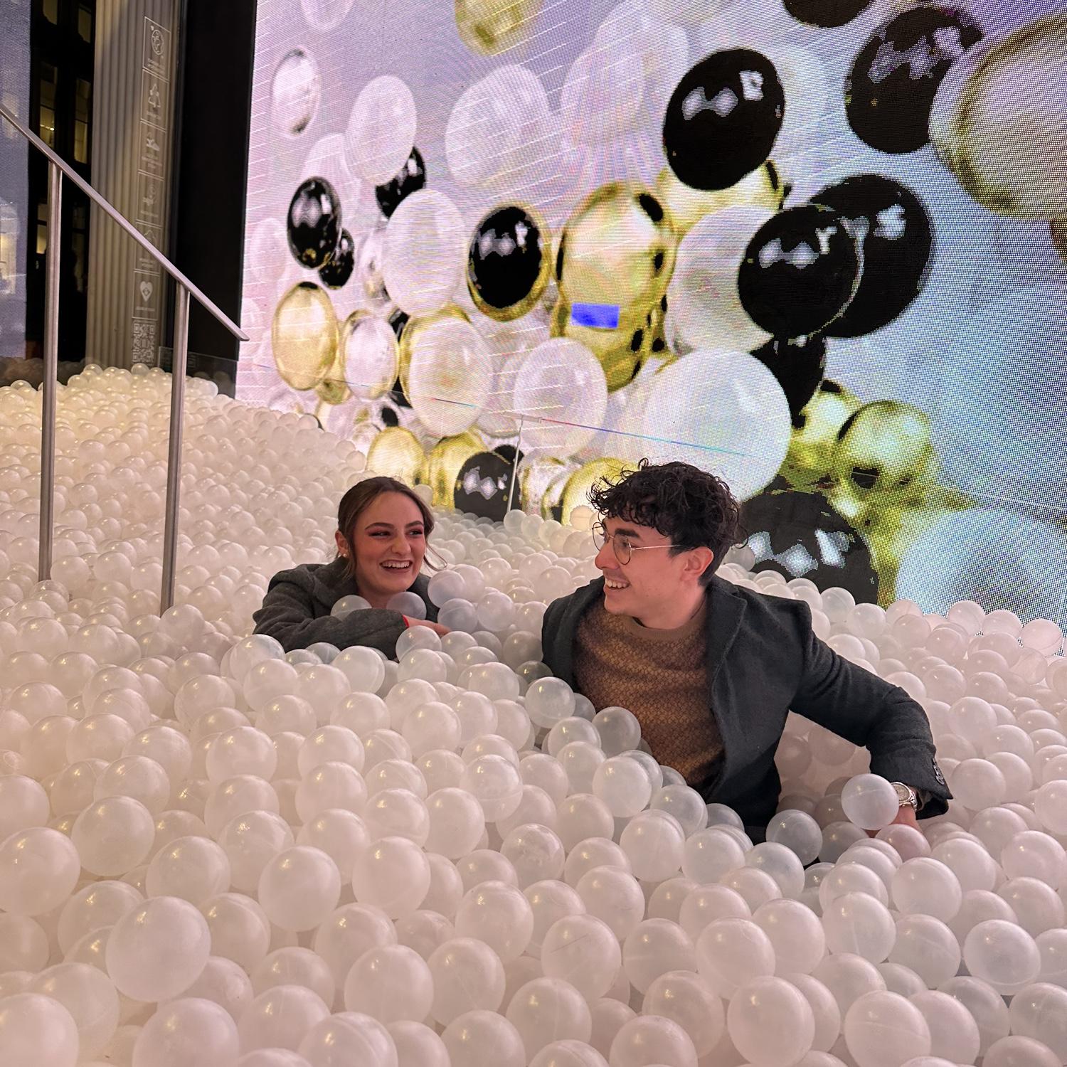We found a ball pit in SoHo