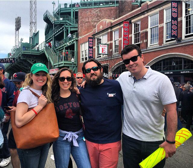 The biggest Boston sports fans - Sox w/MA & Jamie