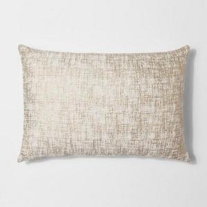 Gold Metallic Lumbar Throw Pillow - Threshold™