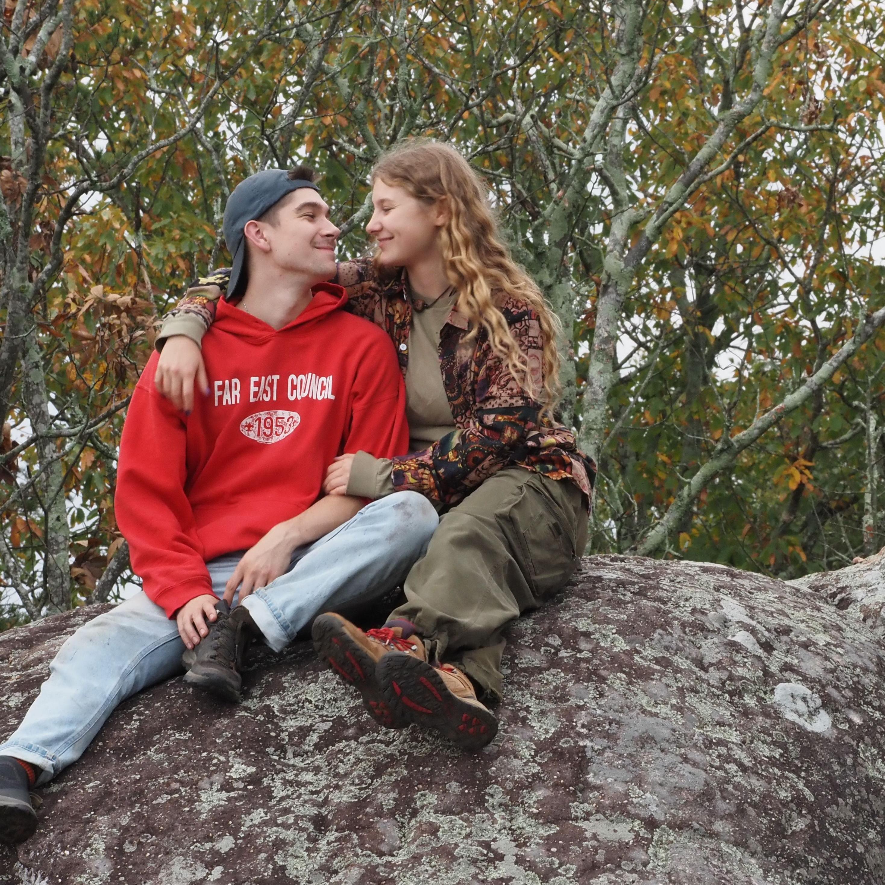 Scrambling over rocks and observing the life (and love) around us