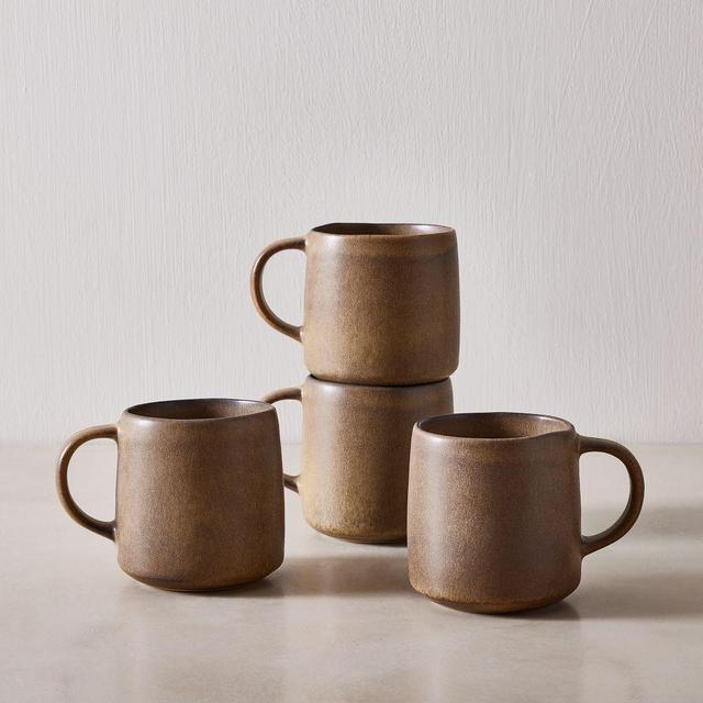 Aaron Probyn Kanto Collection, Handed Mug, Cardamom, Set of 4