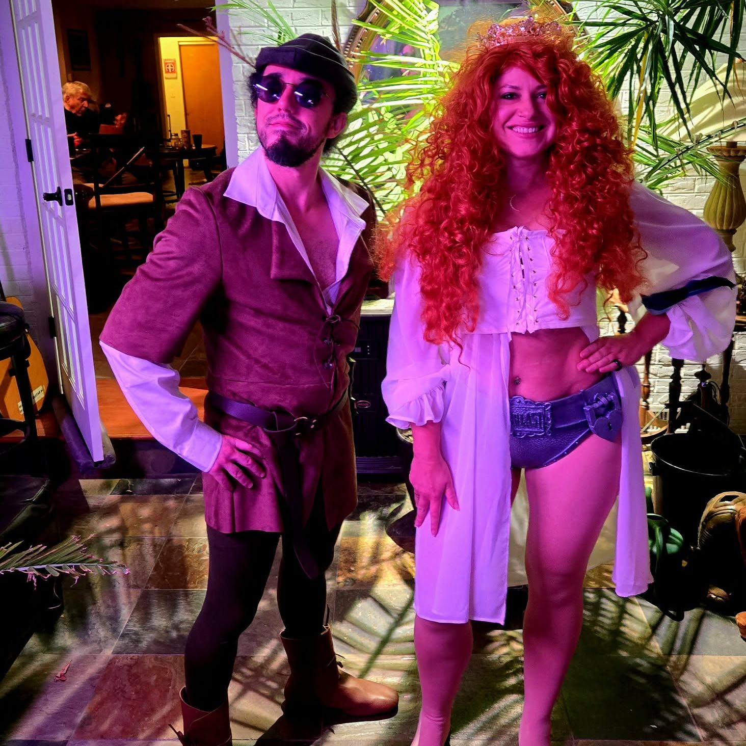 2024: Halloween. Blinkin & Maid Marian from Robin Hood Men in Tights. Its an Everlast.