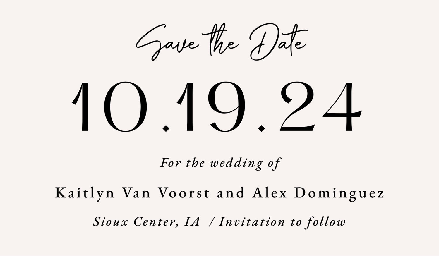 The Wedding Website of Kaitlyn Van Voorst and Alex Dominguez