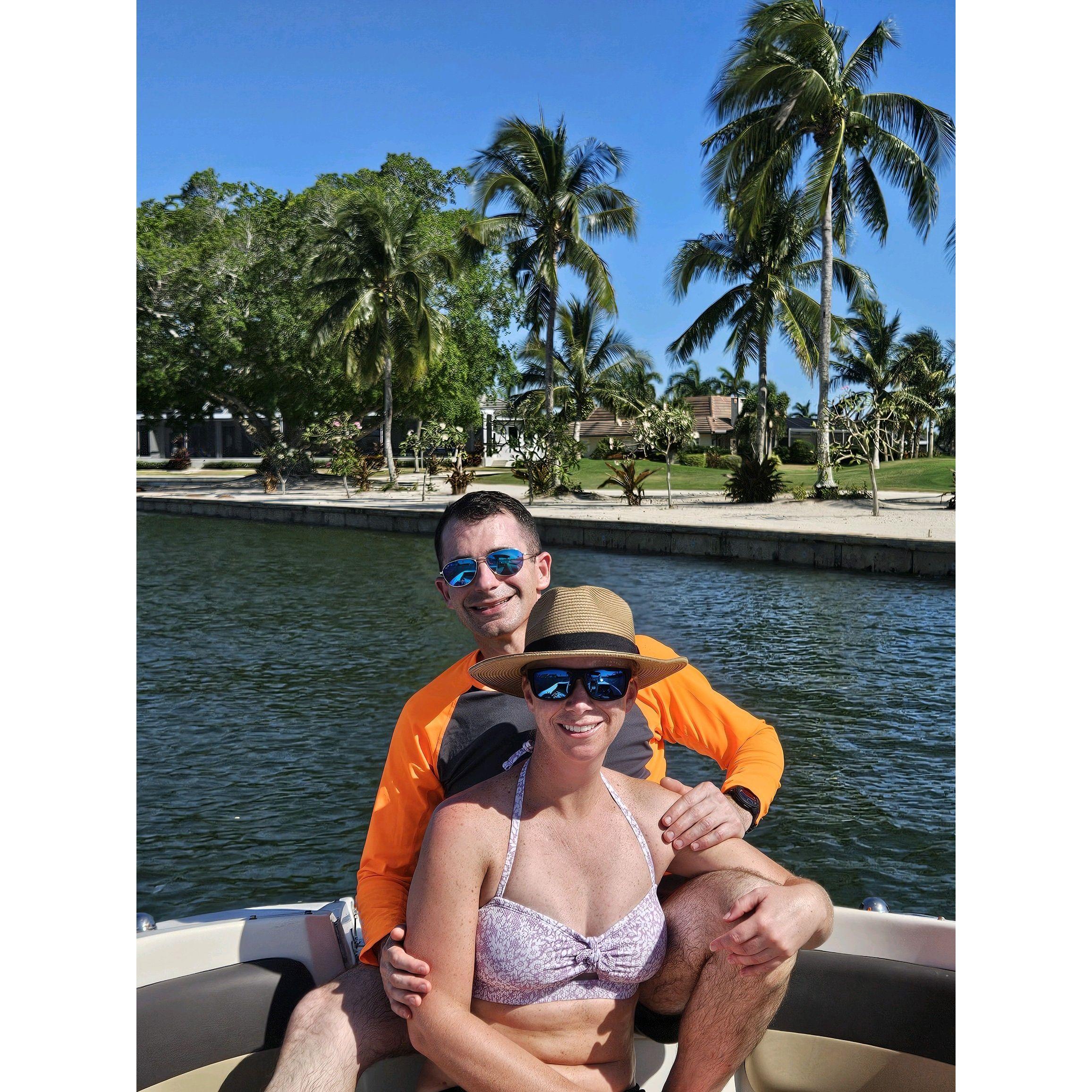 Time on the boat in Marco